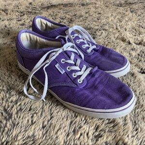Purple Lace-up Vans